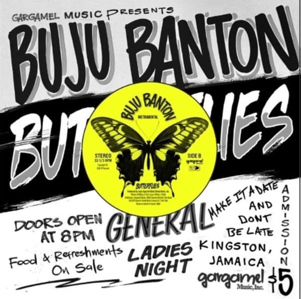 Buju Banton - Butterflies (7" Single)