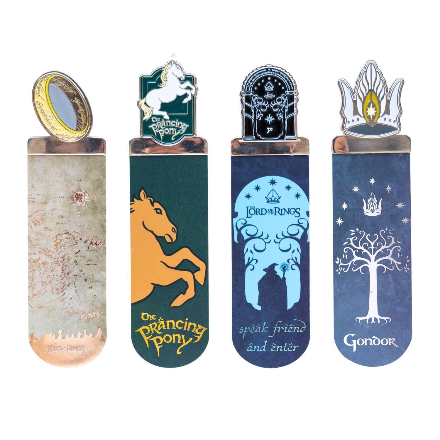 LORD OF THE RINGS SET OF 4 BOOKMARKS