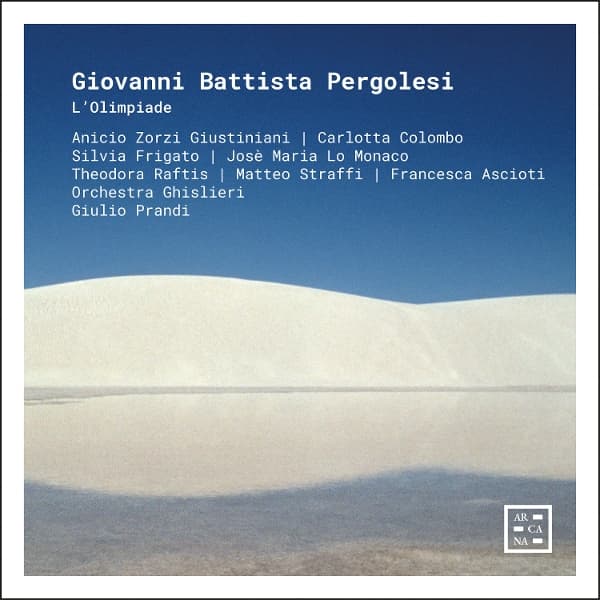 Anicio Zorzi Giustiniani, Carlotta Colombo, Francesca Ascioti, Orchestra Ghislieri, Giulio Prandi - Pergolesi: L'olimpiade (2 CD)