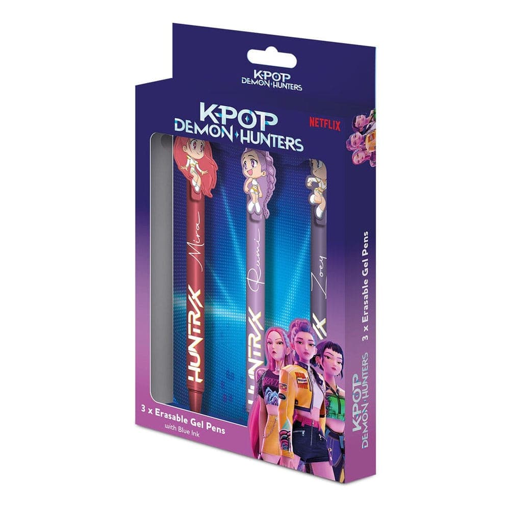 K-Pop Demon Hunters: Pyramid - K-Pop Demon Hunters (Erasable Gel Pen 3 Pack / Penne)