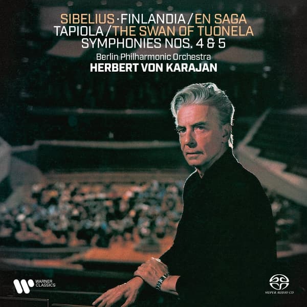 Berlin Philharmonic Orchestra, Herbert Von Karajan - Sibelius: Tone Poems & Symphonies Nos. 4-5 (2 SACD)