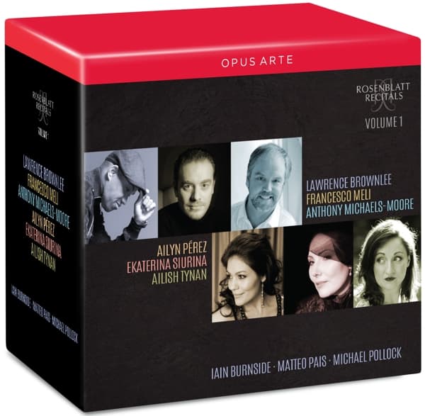 Lawrence Brownlee, Francesco Meli, Anthony Michaels-Moore, Ailyn Pérez, Ekaterina Siurina, Ailish Tynan, Iain Burnside, Matteo Pais, Michael Pollock - Rosenblatt Recitals Volume 1 (CD)