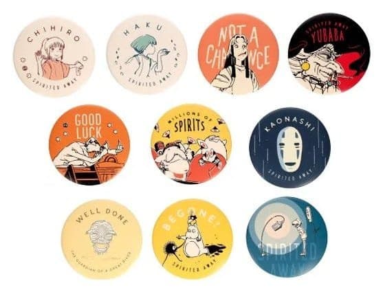 Spirited Away Pins Chihiro Anniversary 6 cm Blind Box Assortment (10)