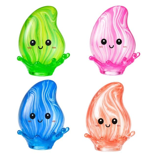 Squishdough Knijpwaterdruppel SugarGlitter - 140gr