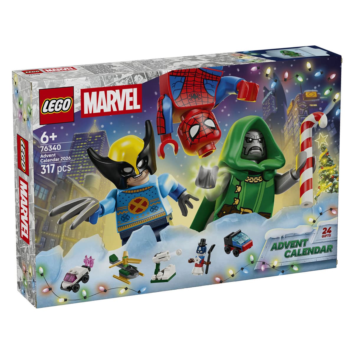 Lego: 76340 - Super Heroes Marvel - Calendario Dell\'Avvento 2026