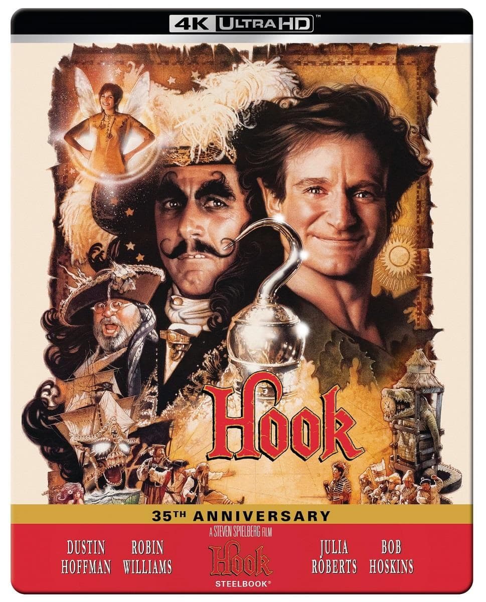 Hook (4K Ultra HD Blu-ray) (Steelbook) (Limited Edition) (Anniversary Edition)