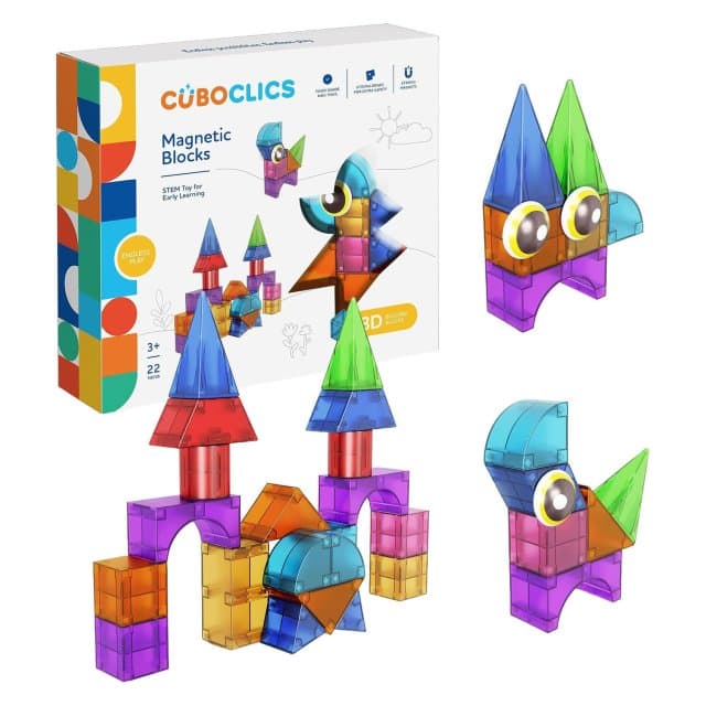 Cubo Clics Creative Pack Magnetisch Bouwspeelgoed - 22dlg.