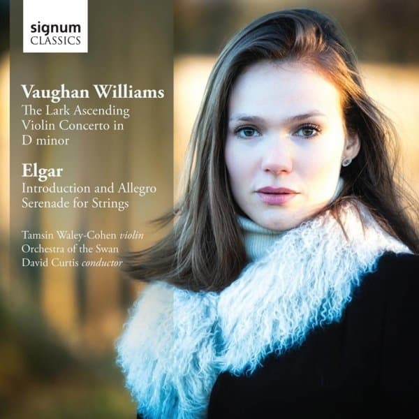 Tamsin Waley-Cohen, Orchestra Of The Swan, David Curtis - Vaughan Williams: The Lark Ascending Violin Concerto in D minor | Elgar: Introduction and Allegro Serenade for Strings (CD)