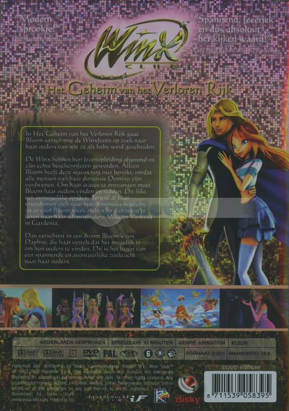 Winx club-geheim van het verloren rijk (DVD)