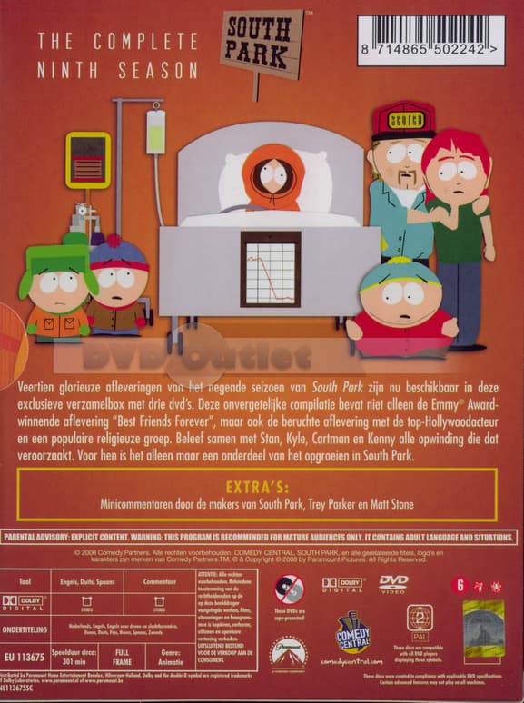 South Park - Seizoen 9 (DVD)