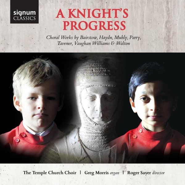 Greg Morris & The Temple Church Choir - A Knight's Progress (Choral Works By Bairstow, Haydn, Muhly, Parry, Tavener, Vaughan Williams & Walton) (CD)