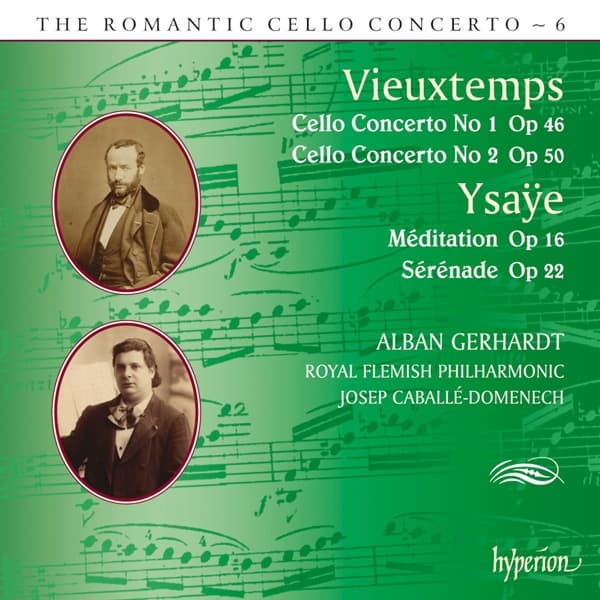 Alban Gerhardt, Royal Flemish Philharmonic, Josep Caballé-Domenech - Vieuxtemps / Ysaye: Cello Concerto No 1 Op 46 | Cello Concerto No 2 Op 50 | Méditation Op 16 | Sérénade Op 22 (CD)