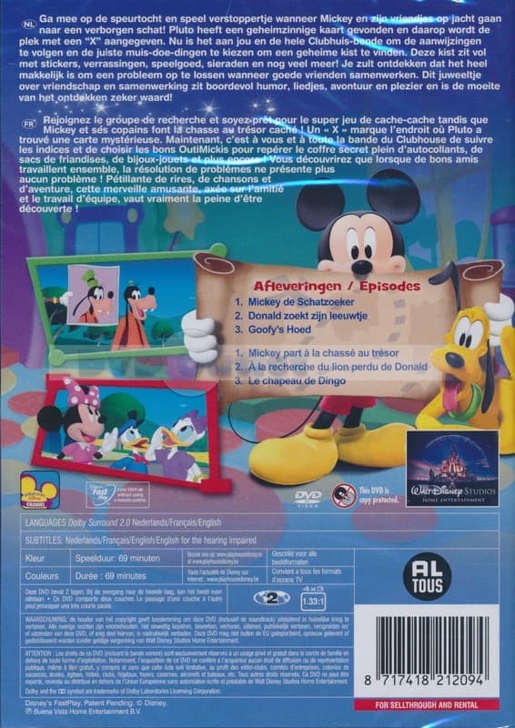 Mickey Mouse Clubhouse - Mickey De Schatzoeker (DVD)