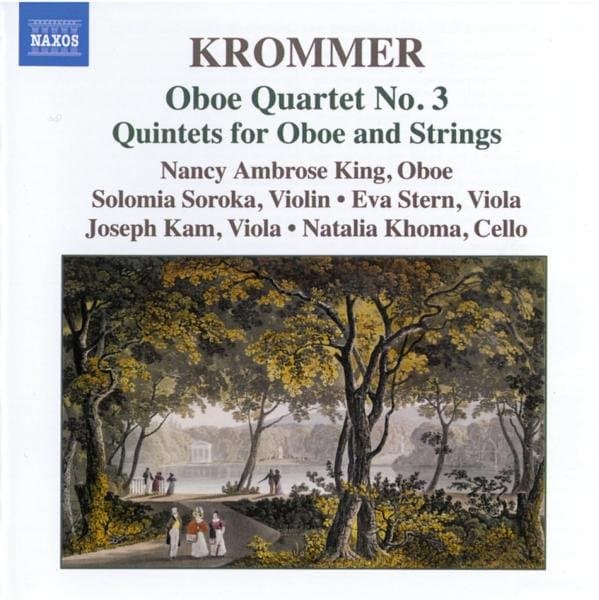 Krommer, Nancy Ambrose King, Solomia Soroka, Eva Stern, Joseph Ho-Pang Kam Joseph Kam Natalia Khoma - Krommer: Oboe Quartet No. 3 | Quintets for Oboe and Strings (CD)