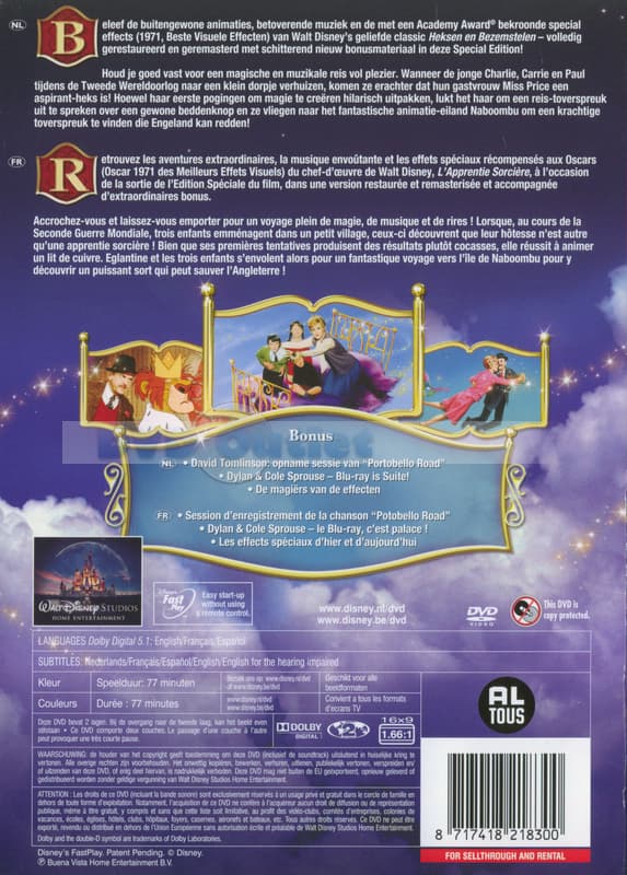 Heksen En Bezemstelen (DVD)