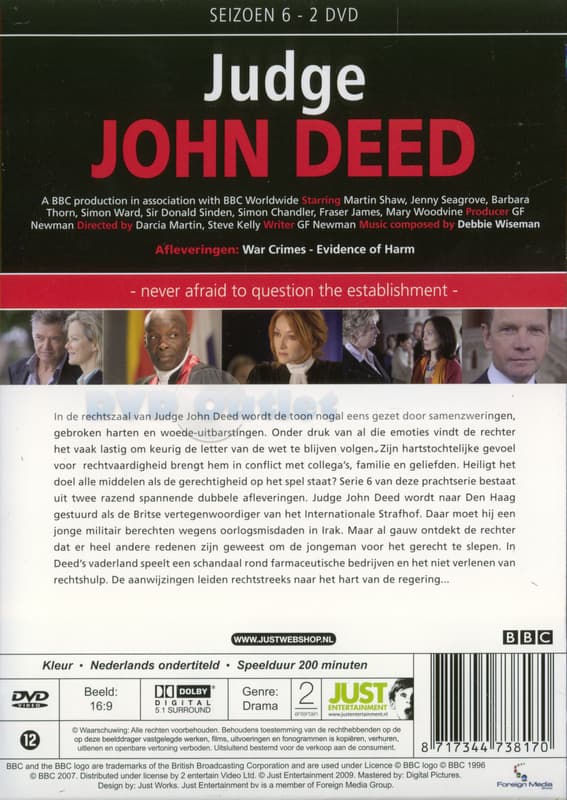 Judge John Deed - Seizoen 6 (DVD)