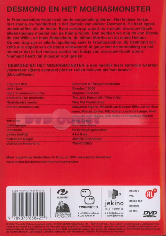 Desmond en het moerasmonster (DVD)