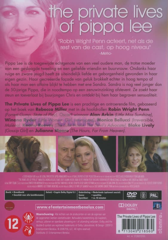 Private lives of Pippa Lee (DVD)