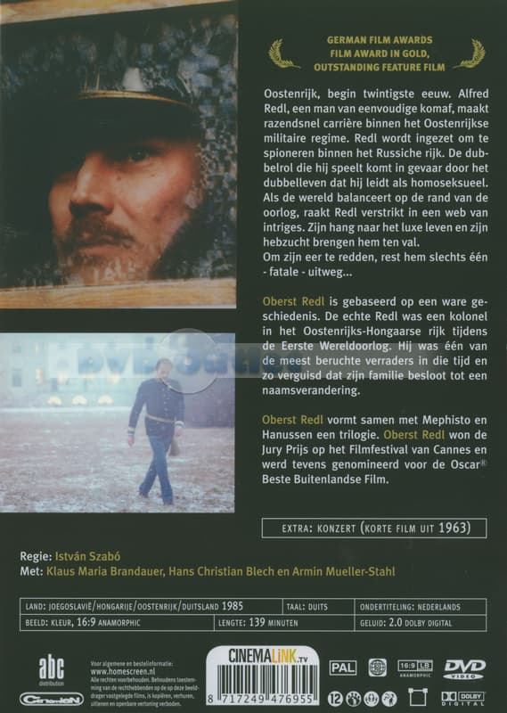 Oberst redl (DVD)