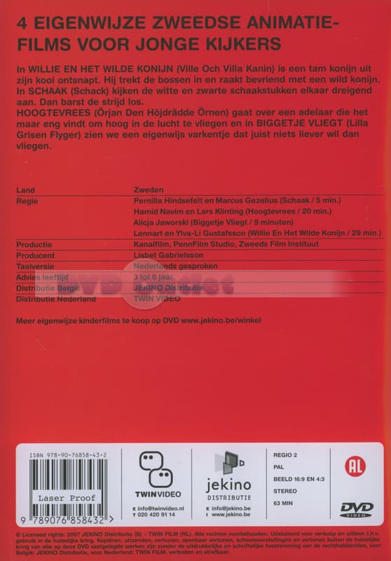 Willie en het wilde konijn (DVD)