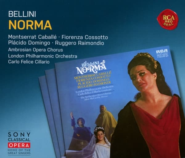 Ambrosian Opera Chorus, London Philharmonic Orchestra, Carlo Felice Cillario - Bellini: Norma (3 CD) (Remastered)