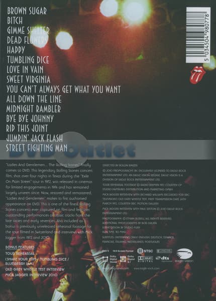 The Rolling Stones - Ladies & Gentlemen (DVD)