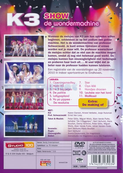 K3 - De wondermachine show 2010 (DVD)