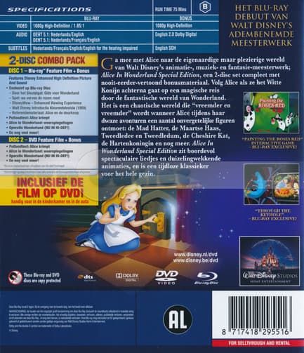Alice In Wonderland (Blu-ray) (Special Edition)