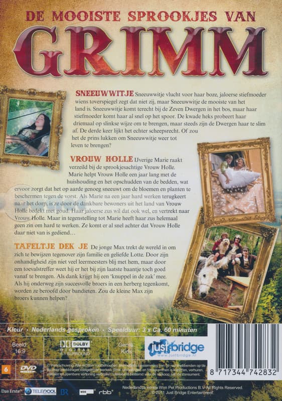Mooiste Sprookjes Van Grimm (DVD)