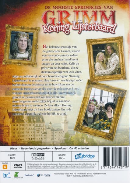 Mooiste Sprookjes Van Grimm - Koning Lijsterbaard (DVD)