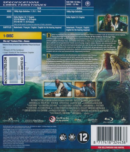 Pirates Of The Caribbean 4 - On Stranger Tides (Blu-ray)