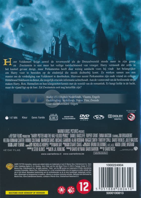 Harry Potter 6 - De halfbloed prins (DVD)