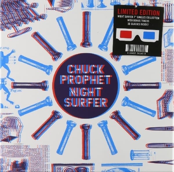 Chuck Prophet - 3D Night Surfer 7 Singles Collection (7 7" Single) (Limited Edition)