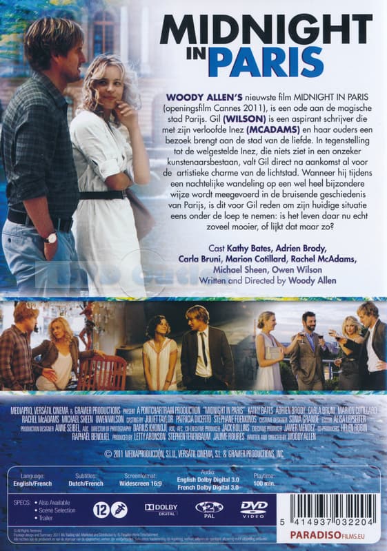 Midnight In Paris (DVD)