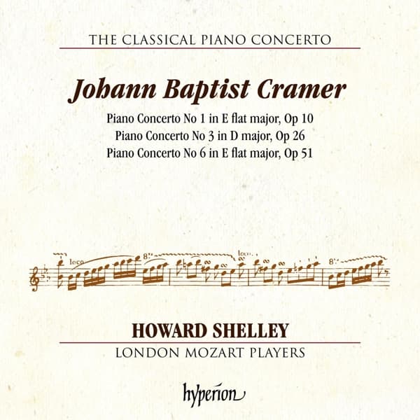 Howard Shelley, London Mozart Players - Cramer: Piano Concertos Nos 1, 3 & 6 (CD)