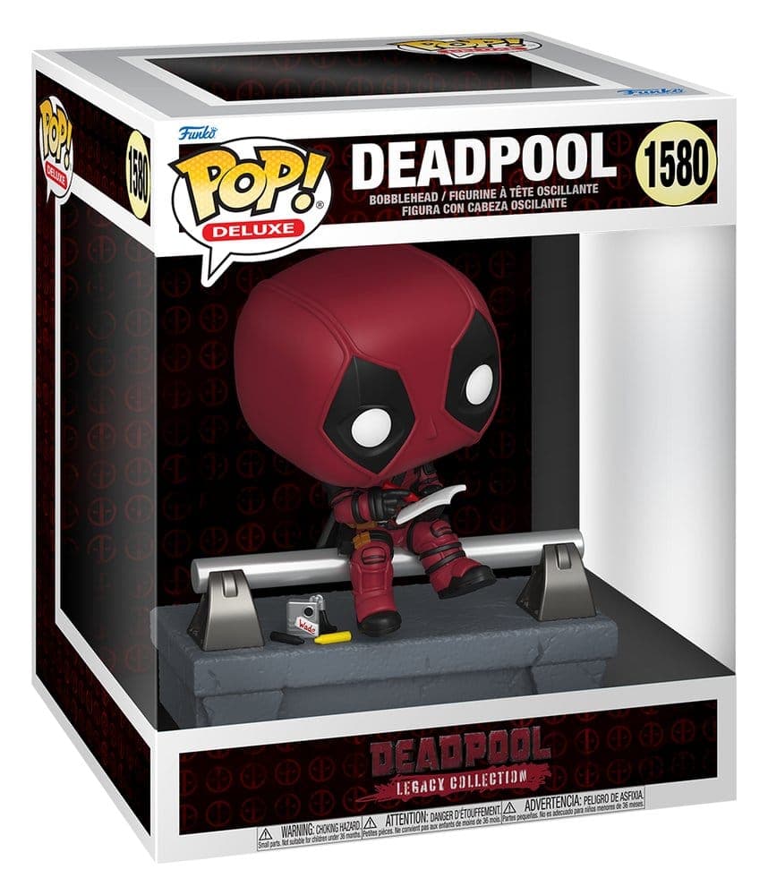 Marvel POP! Deluxe Vinyl Figure Deadpool on Bridge 9 cm