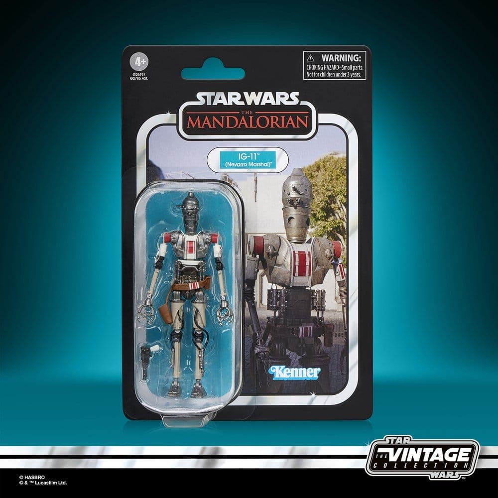 Star Wars: The Mandalorian Vintage Collection Action Figure IG-11 (Nevarro Marshal) 10 cm