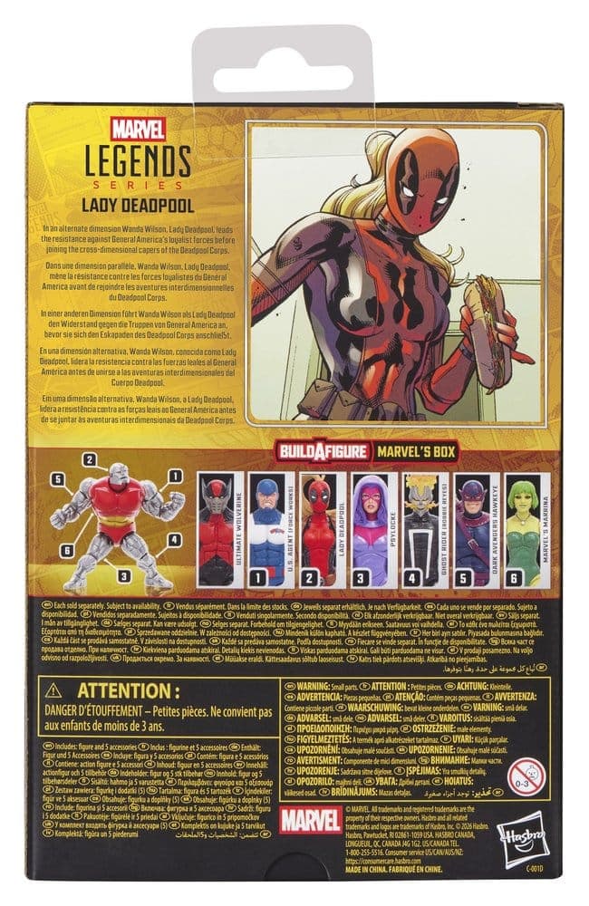 Marvel Legends Action Figure Lady Deadpool (BAF: Marvel\'s Box) 15 cm