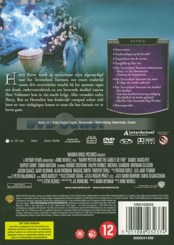 Harry Potter 4 - De vuurbeker (DVD) (Special Edition)